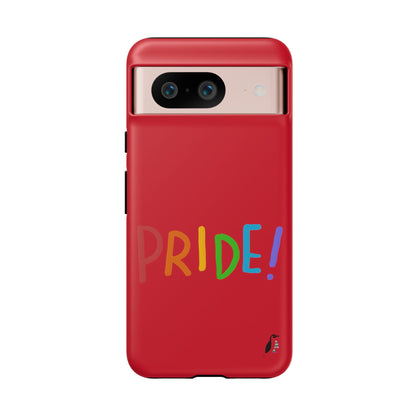 Tough Cases (for Samsung & Google): LGBTQ Pride Dark Red