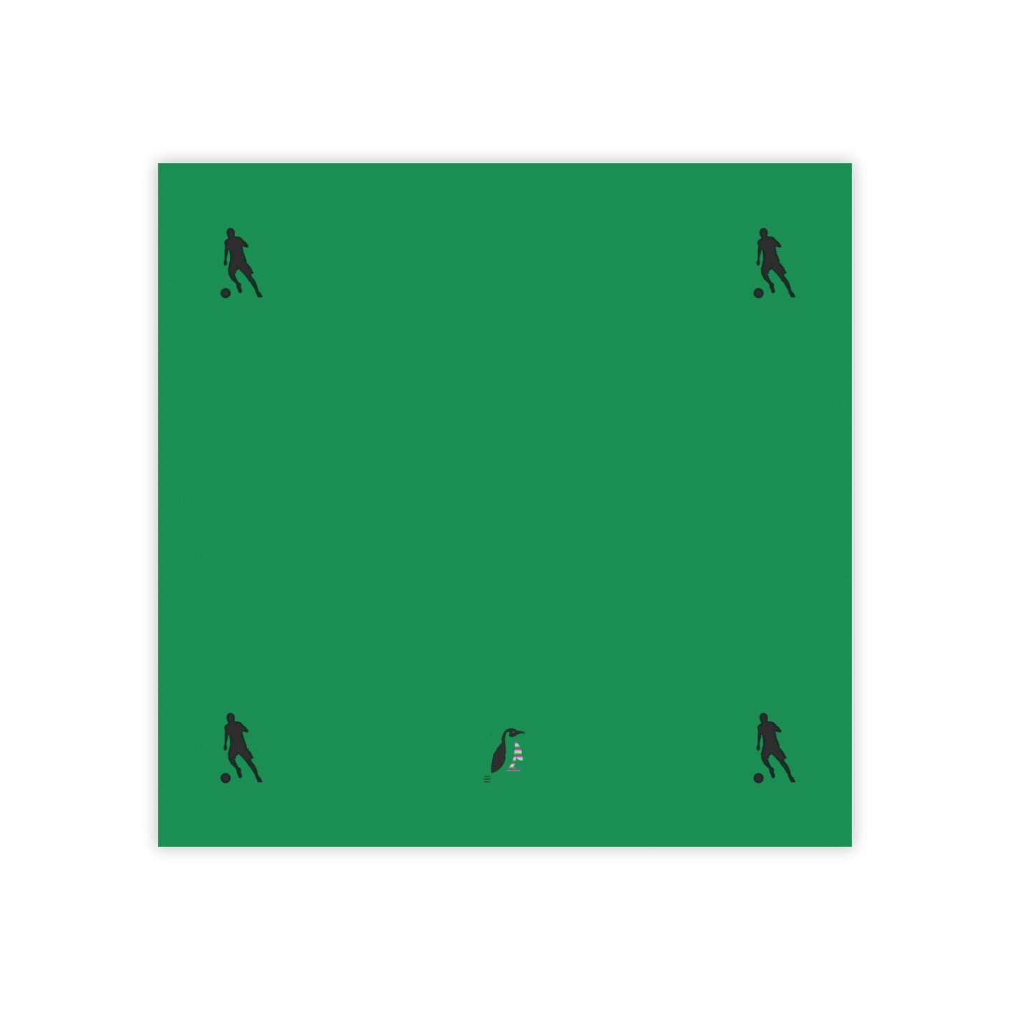 Post-it® Note Pads: Soccer Dark Green