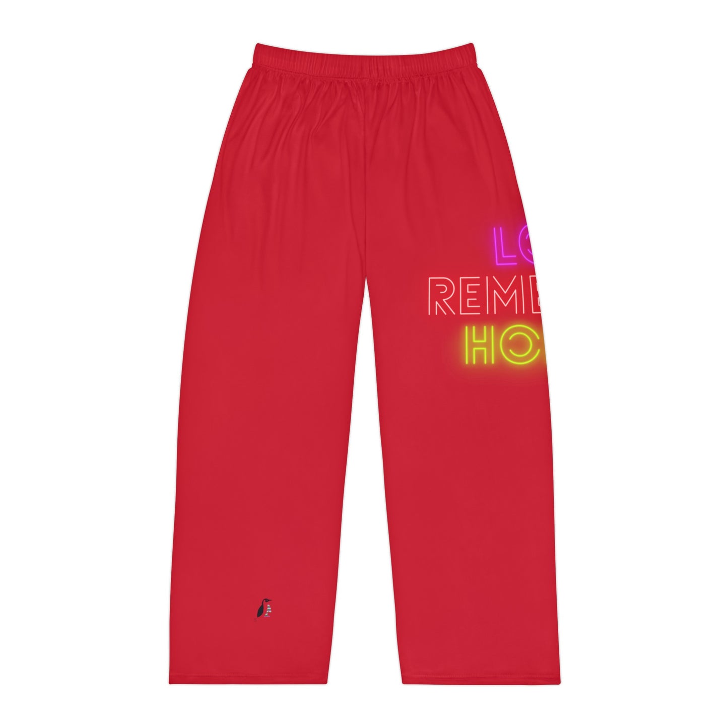 Men's Pajama Pants: Lost Remember Honor Dark Red