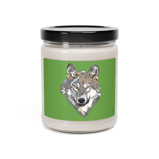 Scented Soy Candle, 9oz: Wolves Green