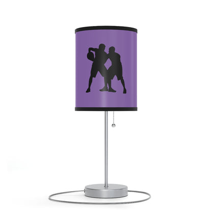 Lamp on a Stand, US|CA plug: Basketball Lite Purple