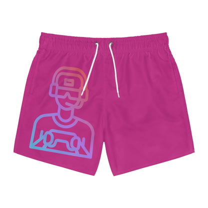 Swim Trunks: Gaming Pink