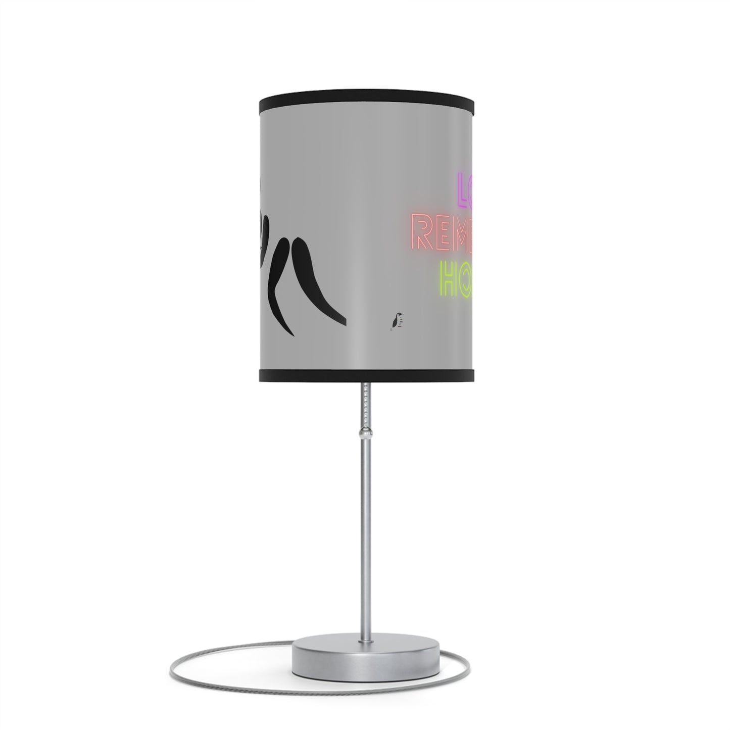 Lamp on a Stand, US|CA plug: Wrestling Lite Grey