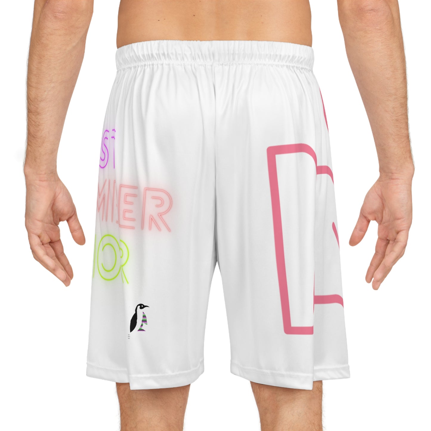 Basketball Shorts: Fight Cancer White