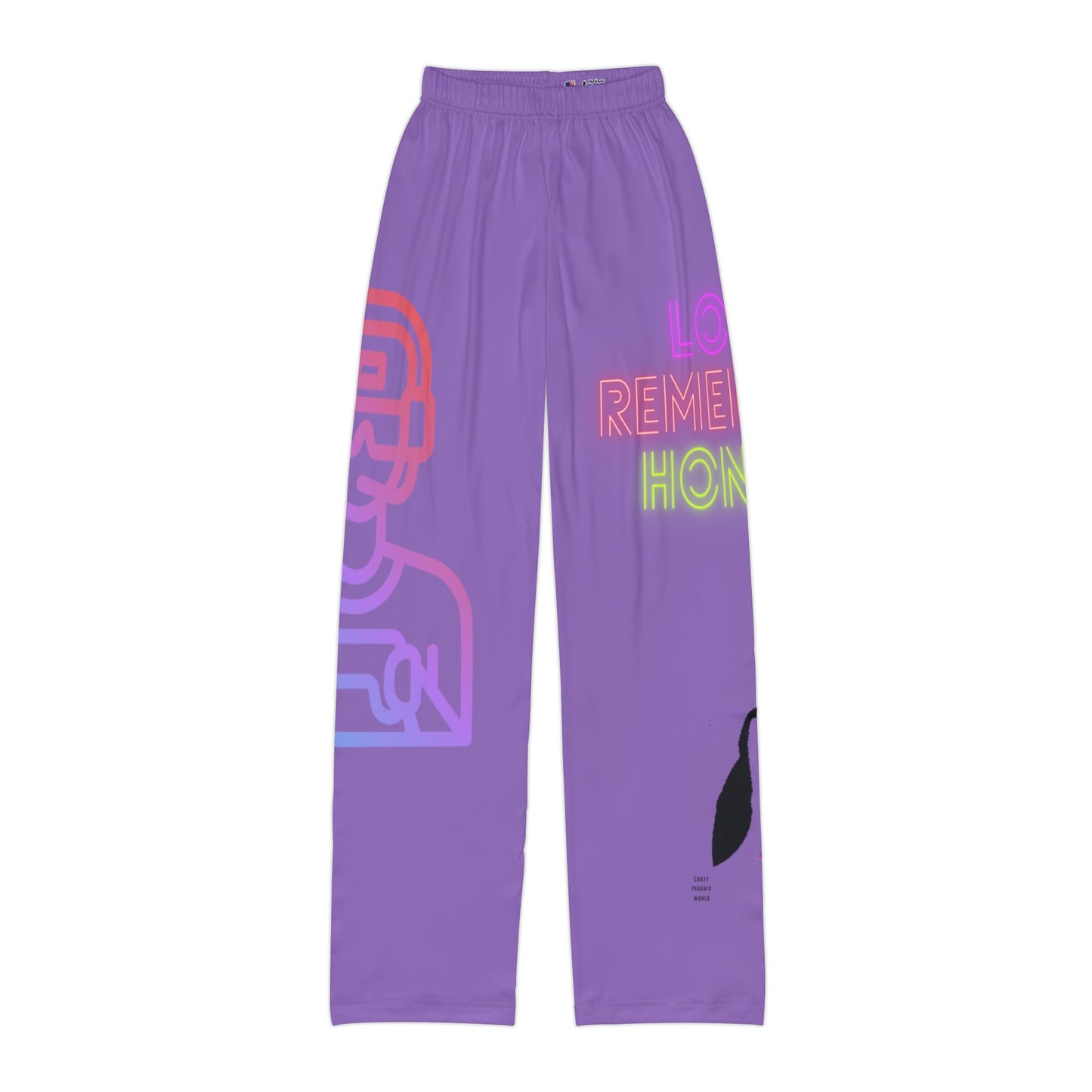 Kids Pajama Pants: Gaming Lite Purple