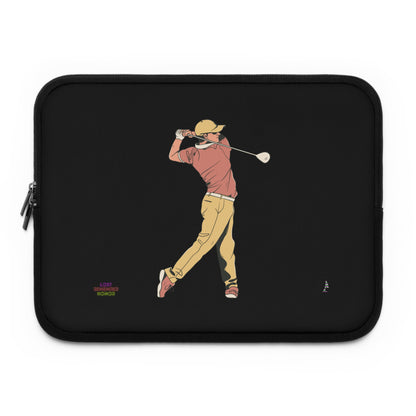 Laptop Sleeve: Golf Black