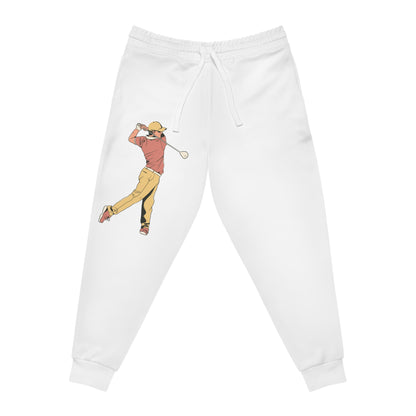 Athletic Joggers: Golf White