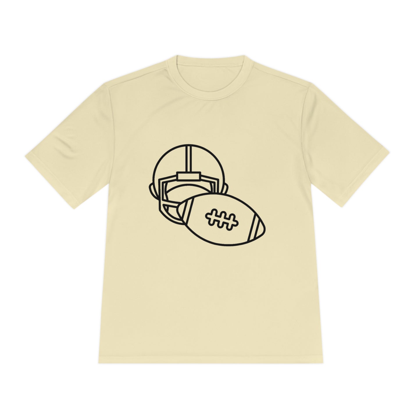 Moisture Wicking Tee: Football #2