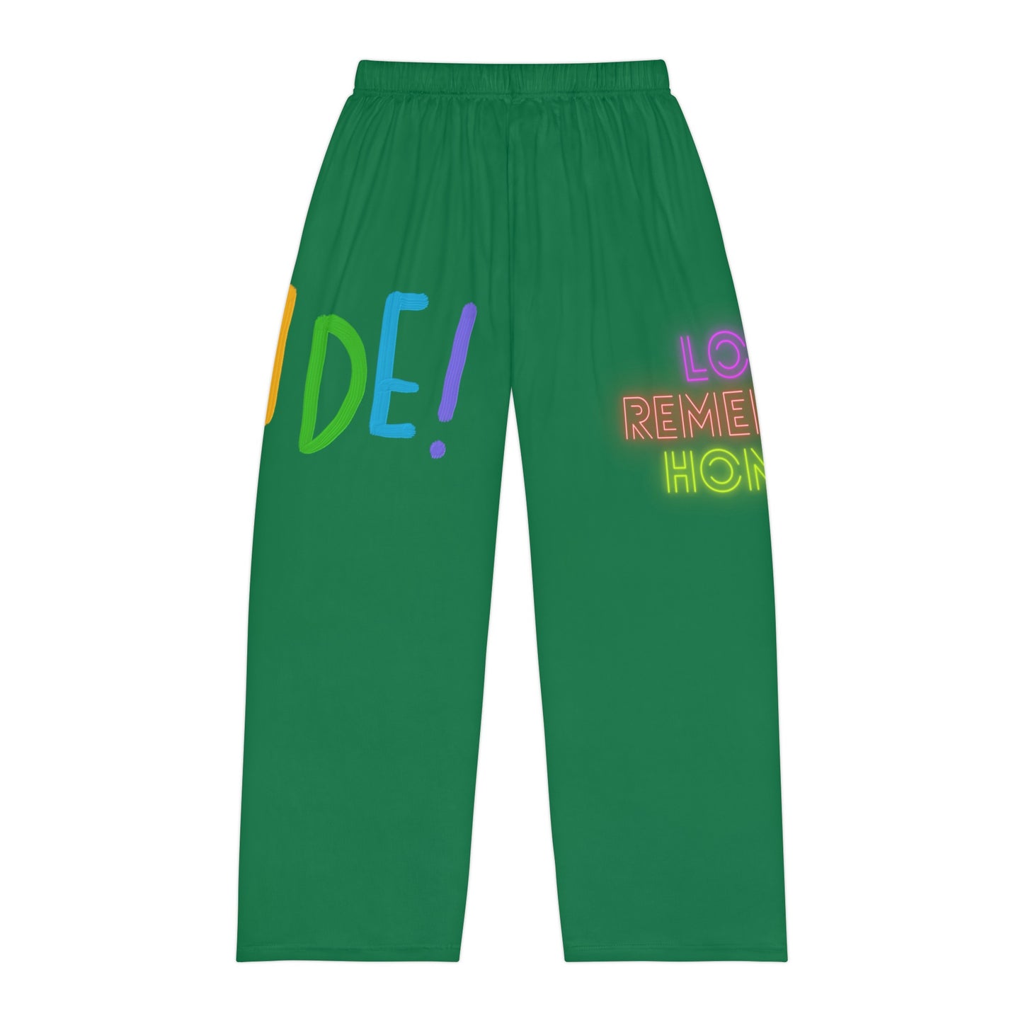 Men's Pajama Pants: LGBTQ Pride Dark Green