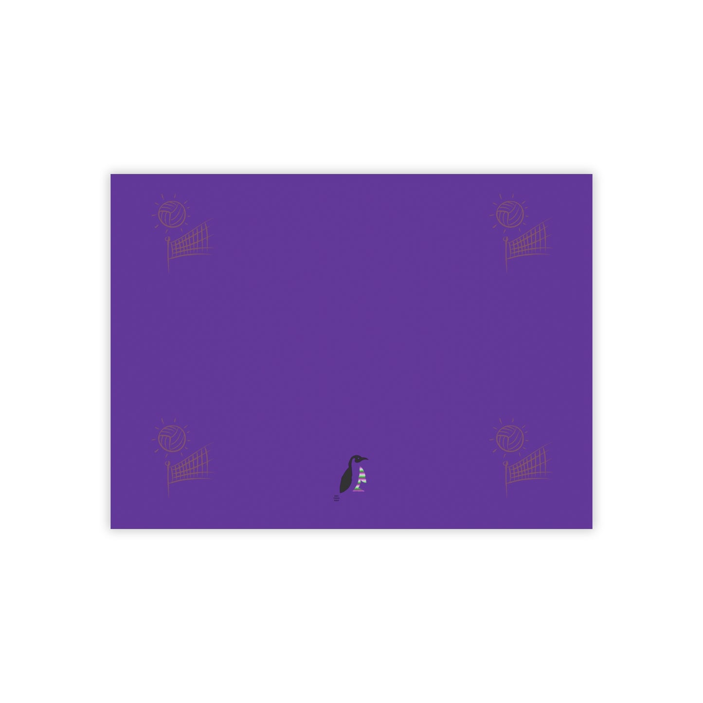 Post-it® Note Pads: Volleyball Purple