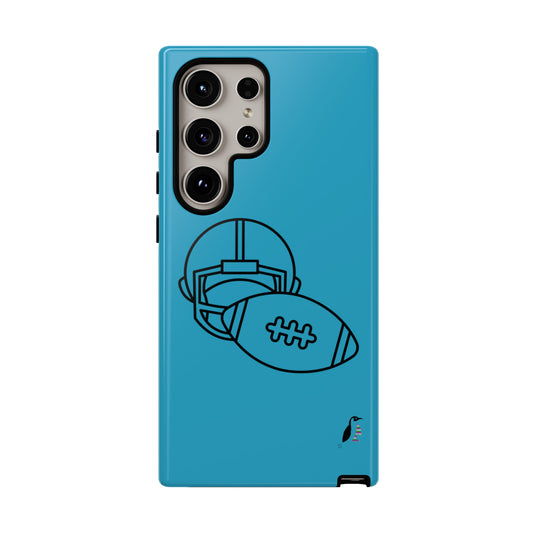 Tough Cases (for Samsung & Google): Football Turquoise