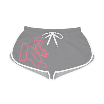 Women's Relaxed Shorts: Fight Cancer Grey