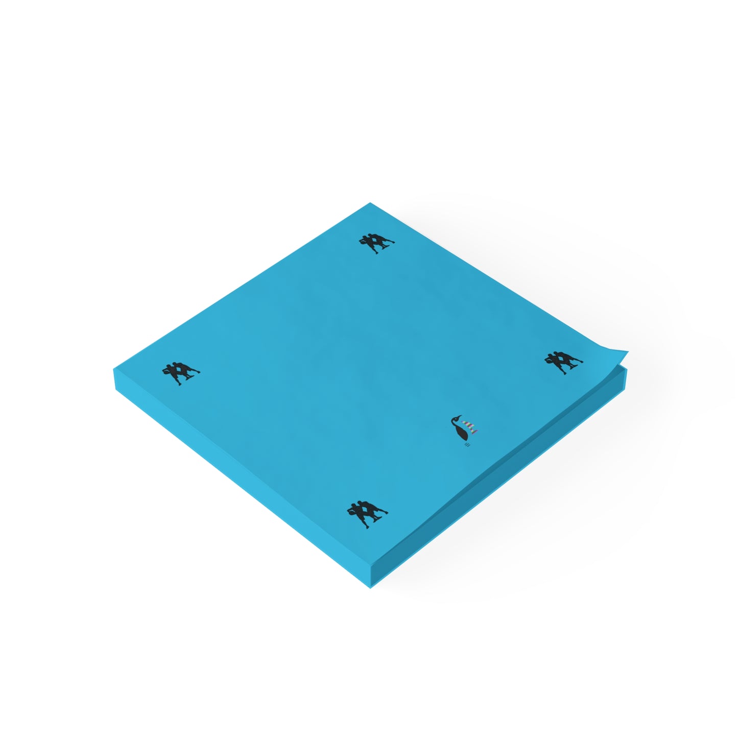 Post-it® Note Pads: Basketball Turquoise