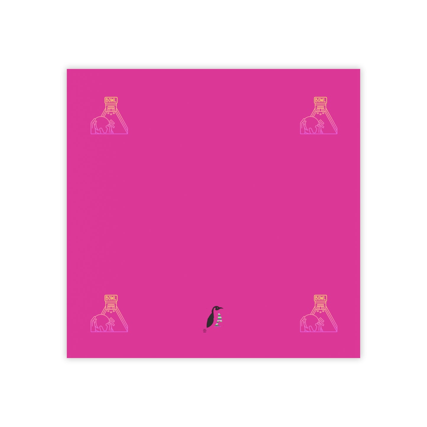 Post-it® Note Pads: Bowling Pink