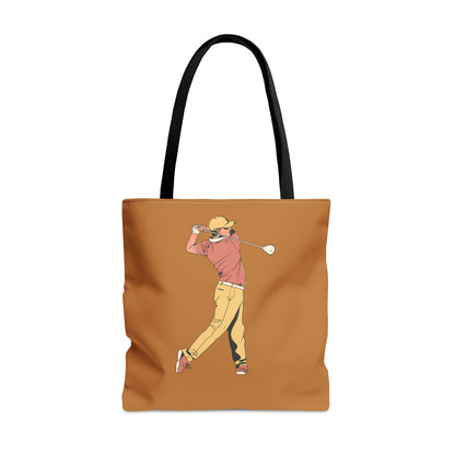 Tote Bag: Golf Lite Brown