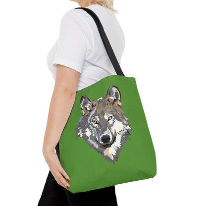 Tote Bag: Wolves Green