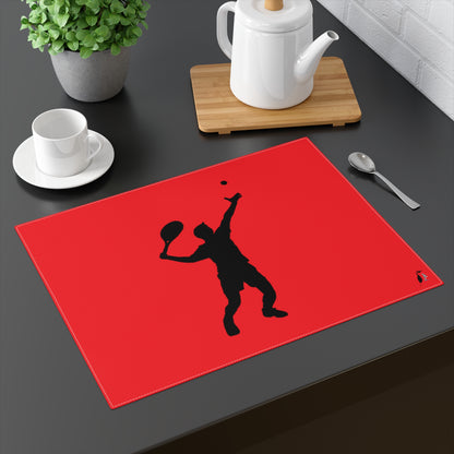 Placemat, 1pc: Tennis Red