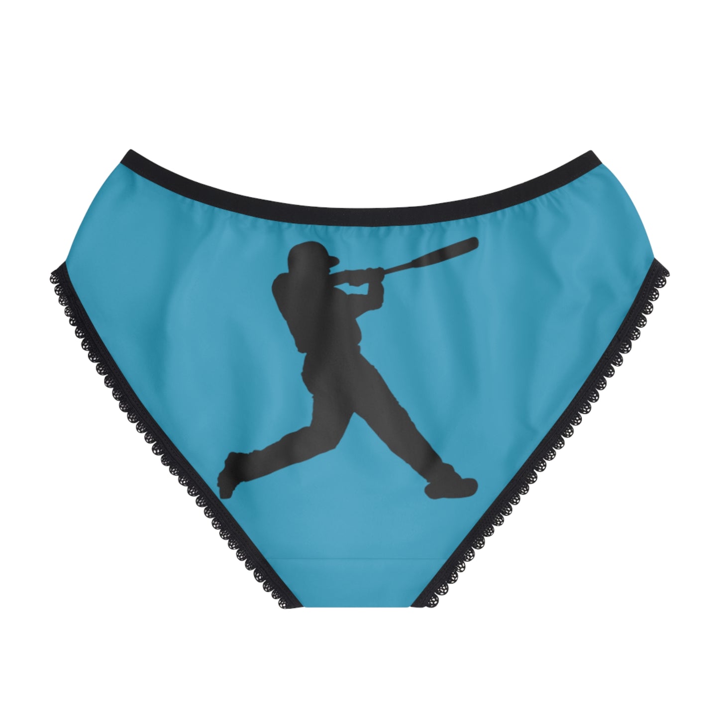 Women's Briefs: Baseball Turquoise