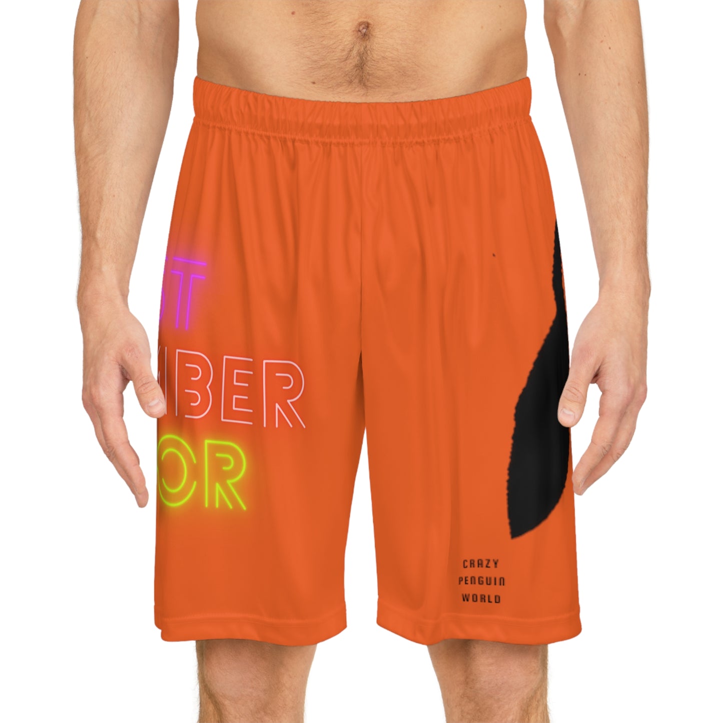 Basketball Shorts: Lost Remember Honor Orange