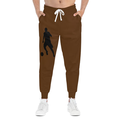 Athletic Joggers: Soccer Brown