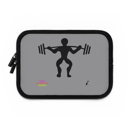 Laptop Sleeve: Weightlifting Grey