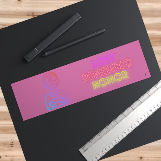 Bumper Stickers: Gaming Lite Pink