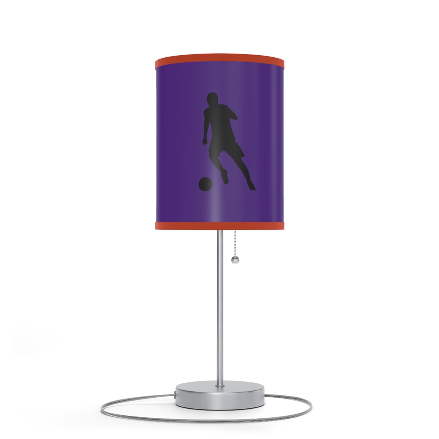 Lamp on a Stand, US|CA plug: Soccer Purple