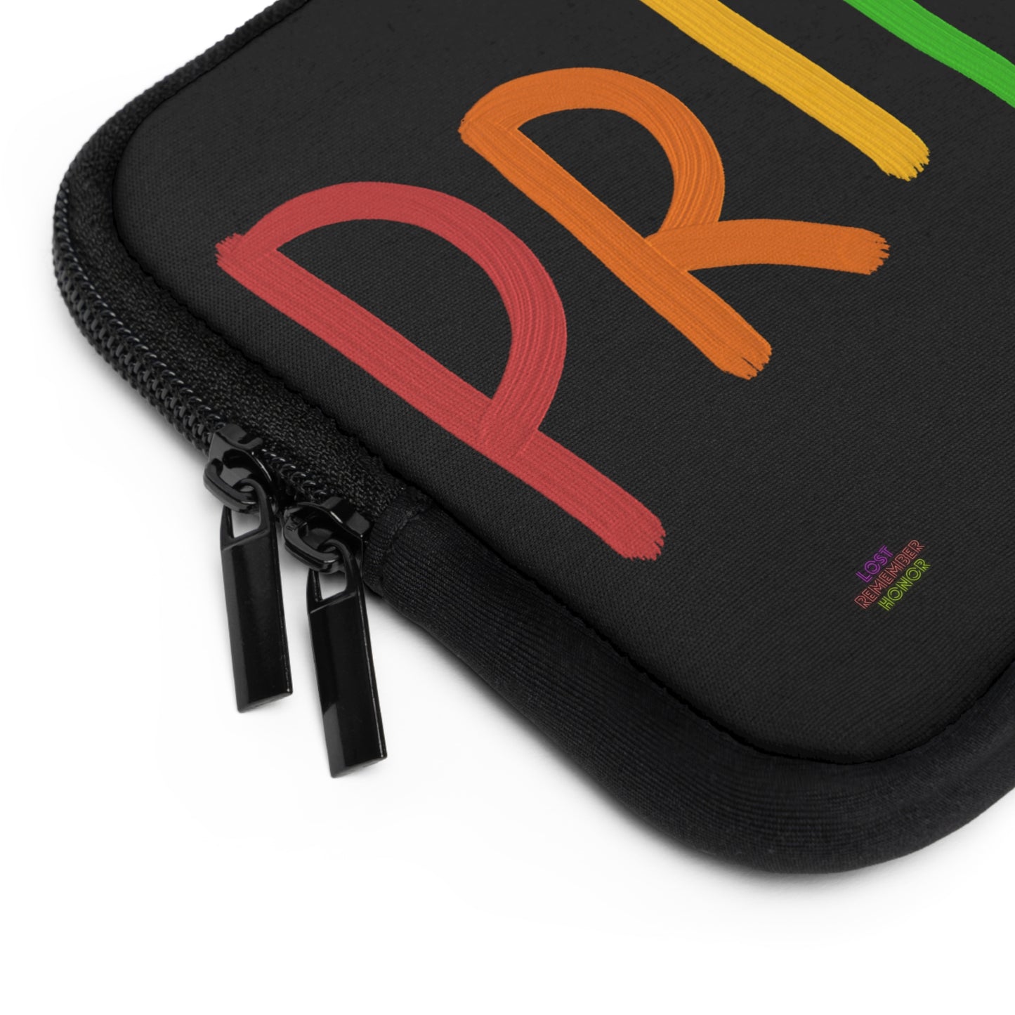 Laptop Sleeve: LGBTQ Pride Black