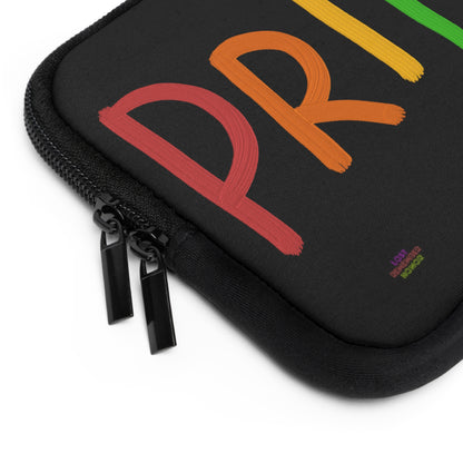 Laptop Sleeve: LGBTQ Pride Black