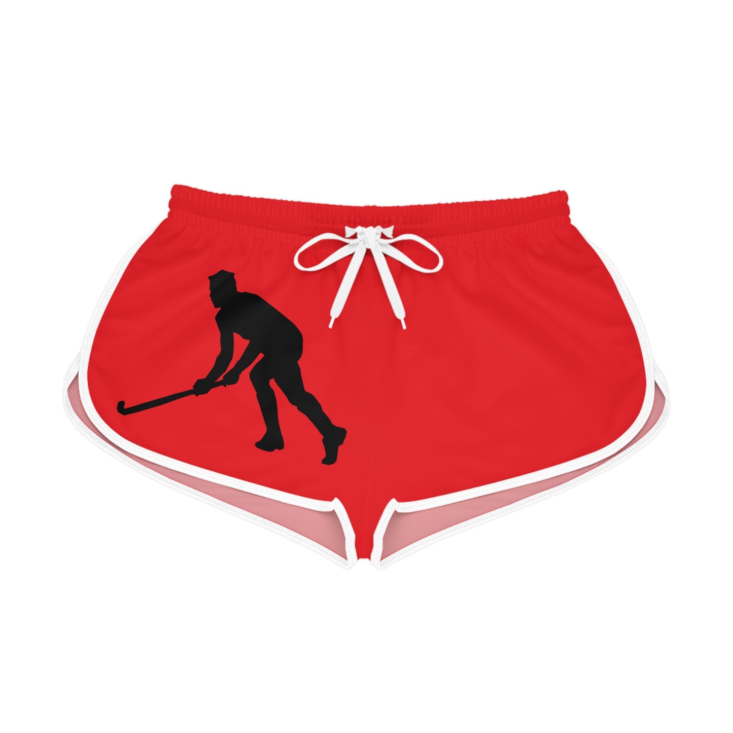 Women's Relaxed Shorts: Hockey Red