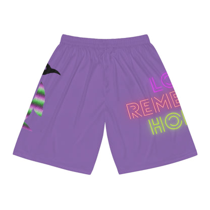 Basketball Shorts: Lost Remember Honor Lite Purple