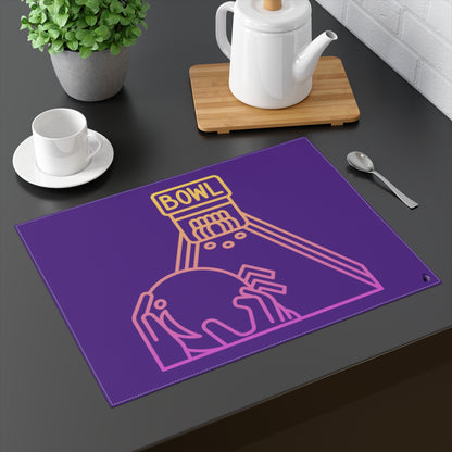 Placemat, 1pc: Bowling Purple