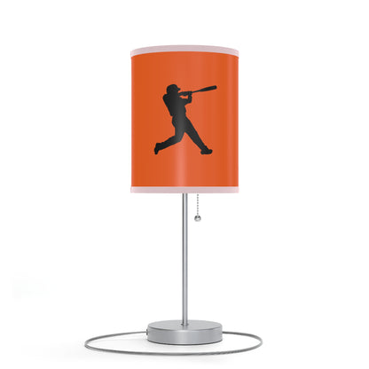 Lamp on a Stand, US|CA plug: Baseball Orange