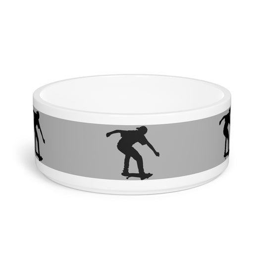Pet Bowl: Skateboarding Lite Grey
