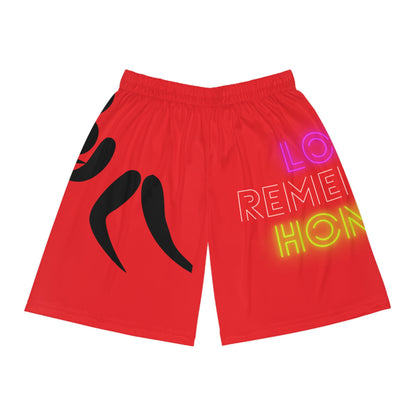 Basketball Shorts: Wrestling Red