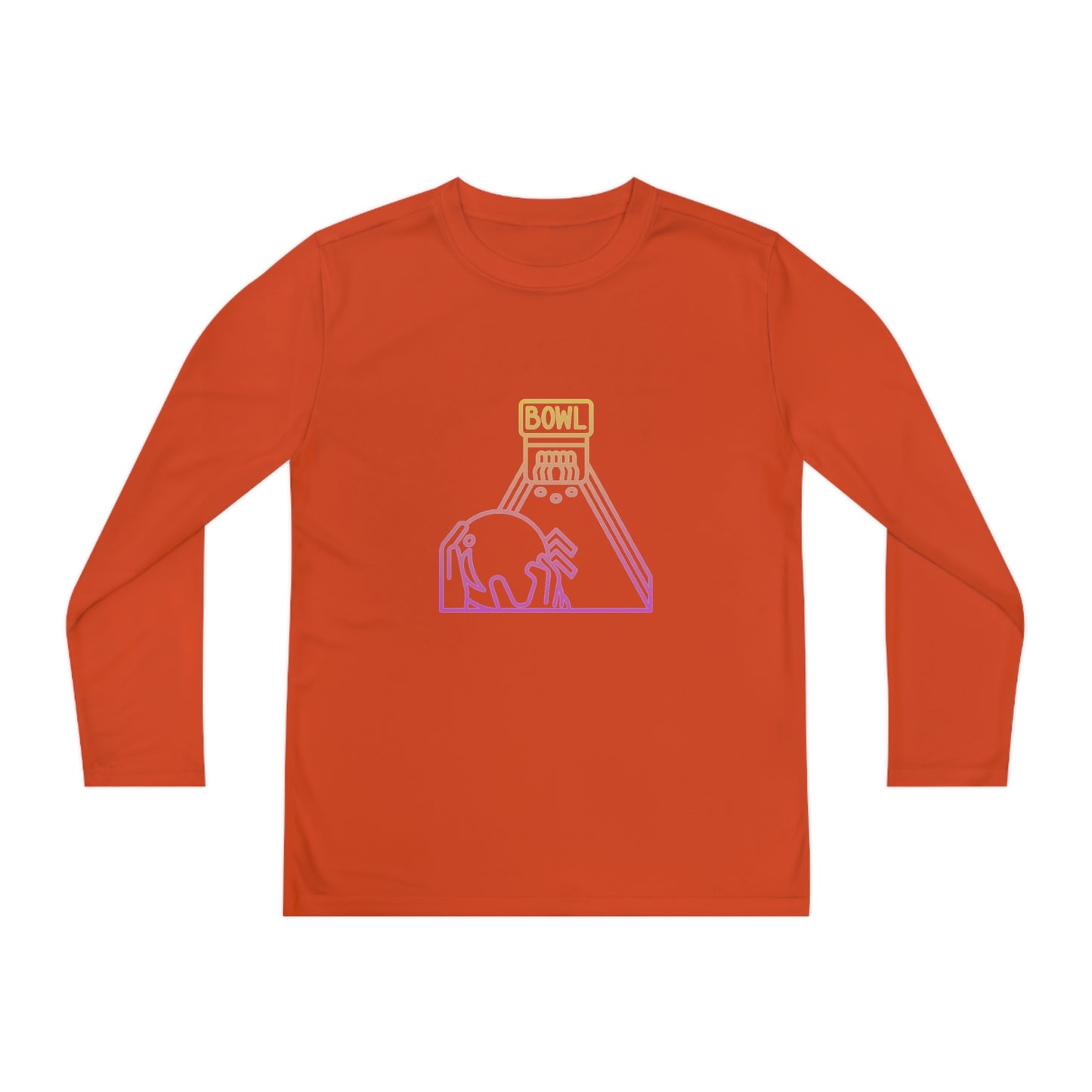 Youth Long Sleeve Competitor Tee: Bowling 