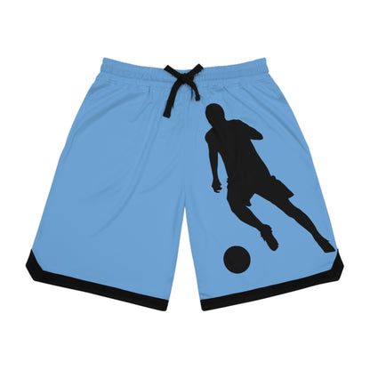 Basketball Rib Shorts: Soccer Lite Blue