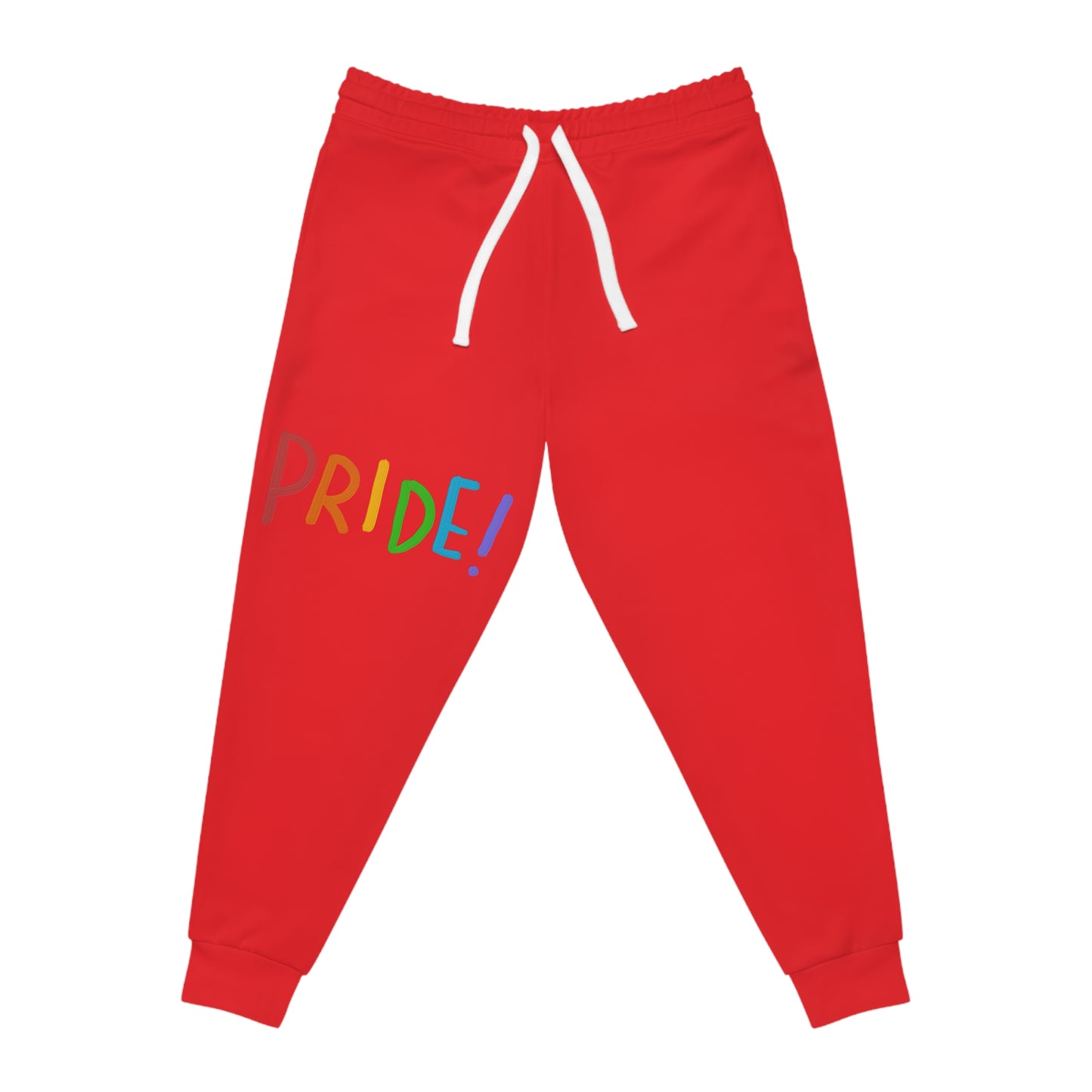 Athletic Joggers: LGBTQ Pride Red