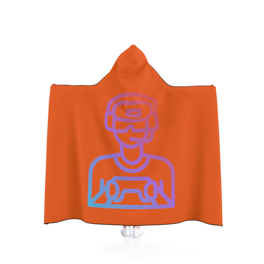 Hooded Blanket: Gaming Orange