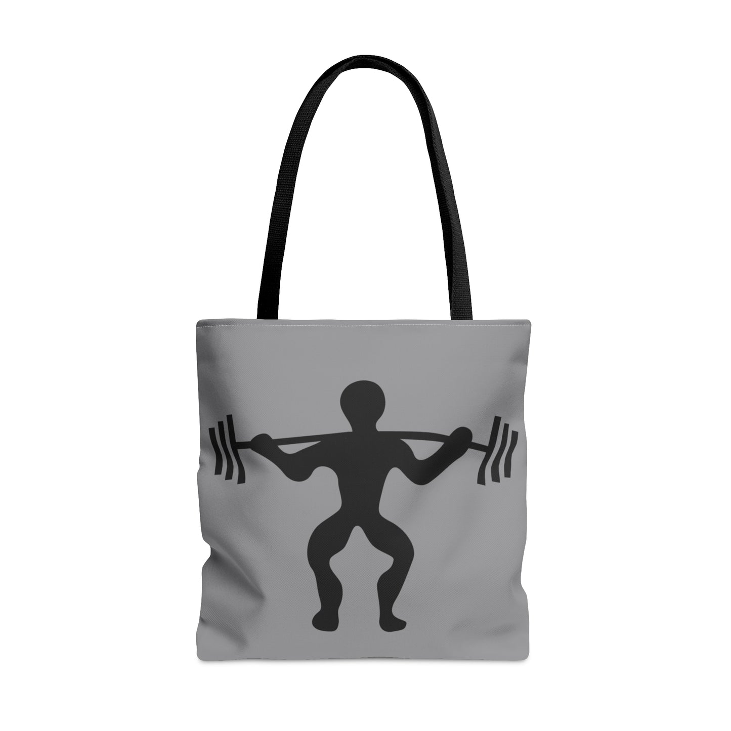 Tote Bag: Weightlifting Grey