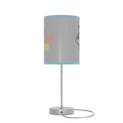 Lamp on a Stand, US|CA plug: Wolves Lite Grey 