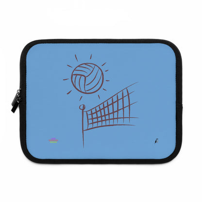 Laptop Sleeve: Volleyball Lite Blue