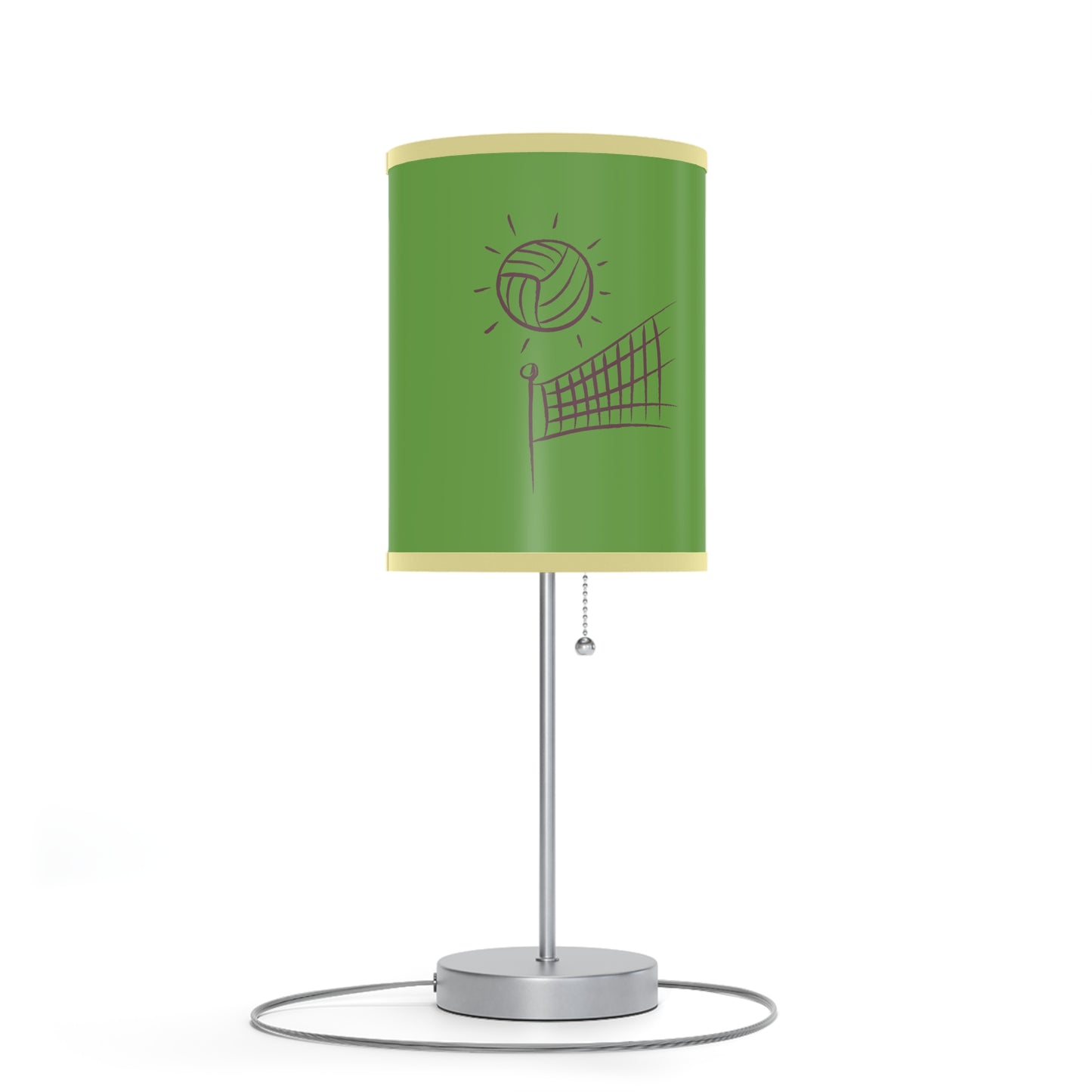 Lamp on a Stand, US|CA plug: Volleyball Green