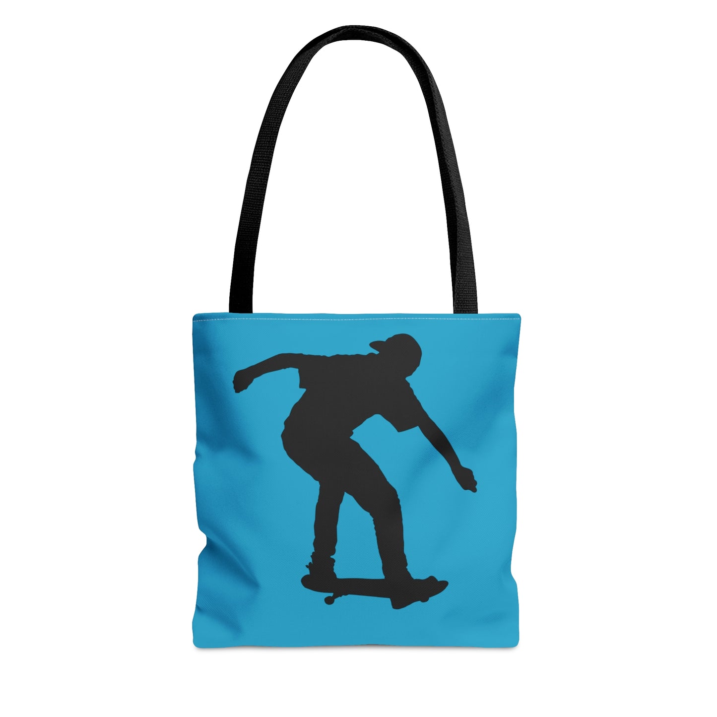 Tote Bag: Skateboarding Turquoise