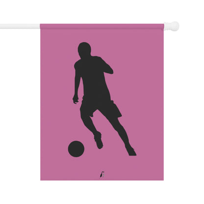 Garden & House Banner: Soccer Lite Pink