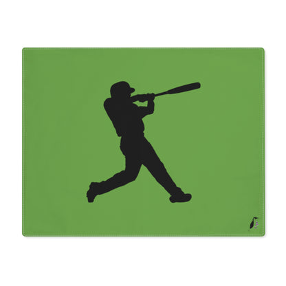 Placemat, 1pc: Baseball Green