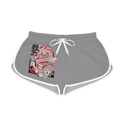 Women's Relaxed Shorts: Dragons Grey