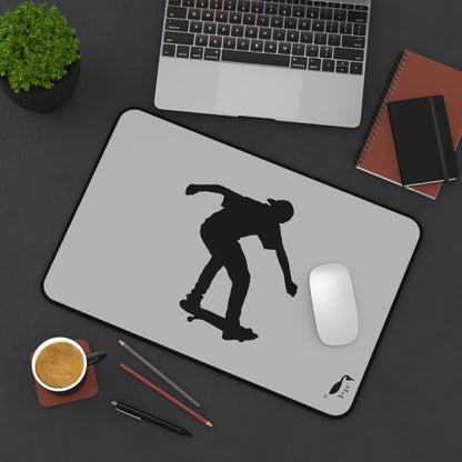 Desk Mat: Skateboarding Lite Grey