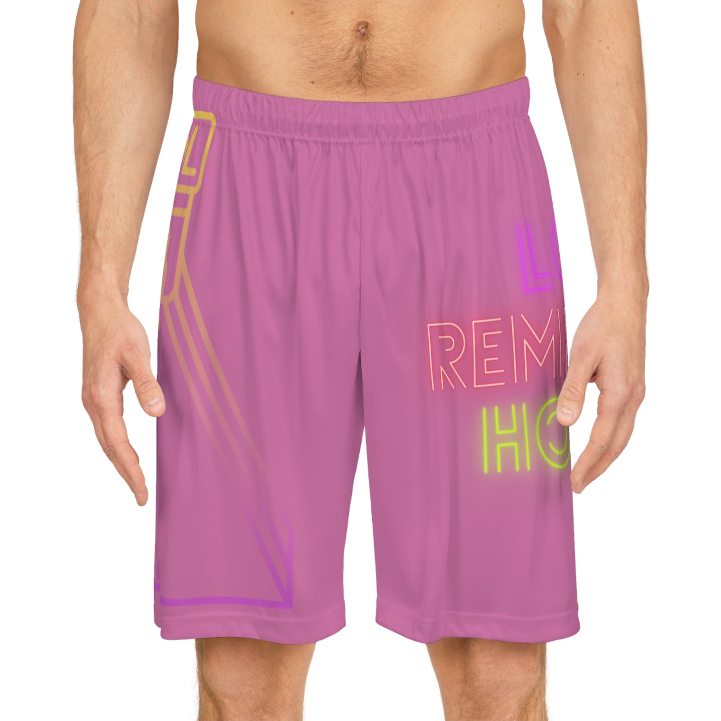 Basketball Shorts: Bowling Lite Pink