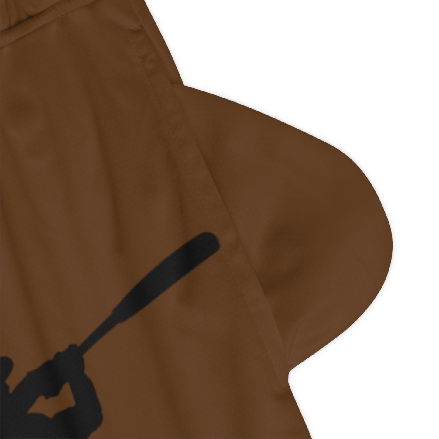 Basketball Rib Shorts: Baseball Brown